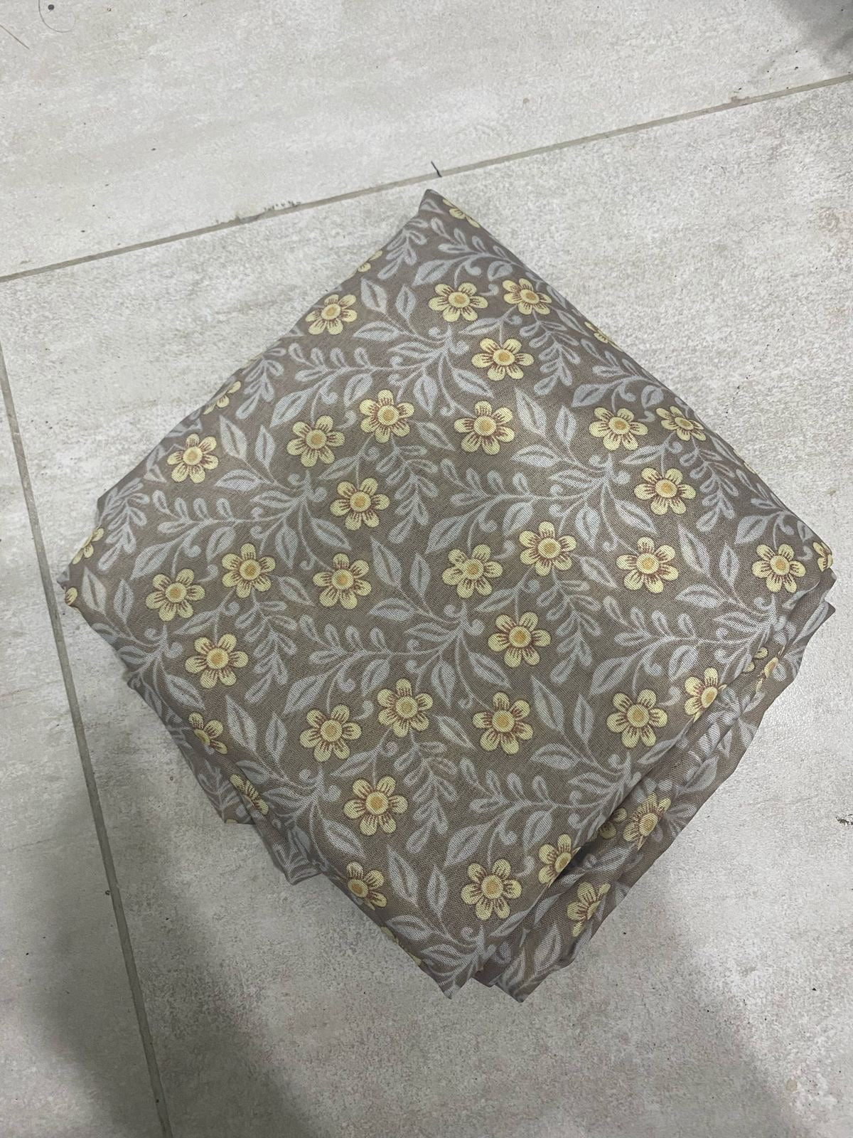 2 In 1 Printed Namaz Chaddar + Abaya 196 With Sleeves And Niqab (Stitched)
