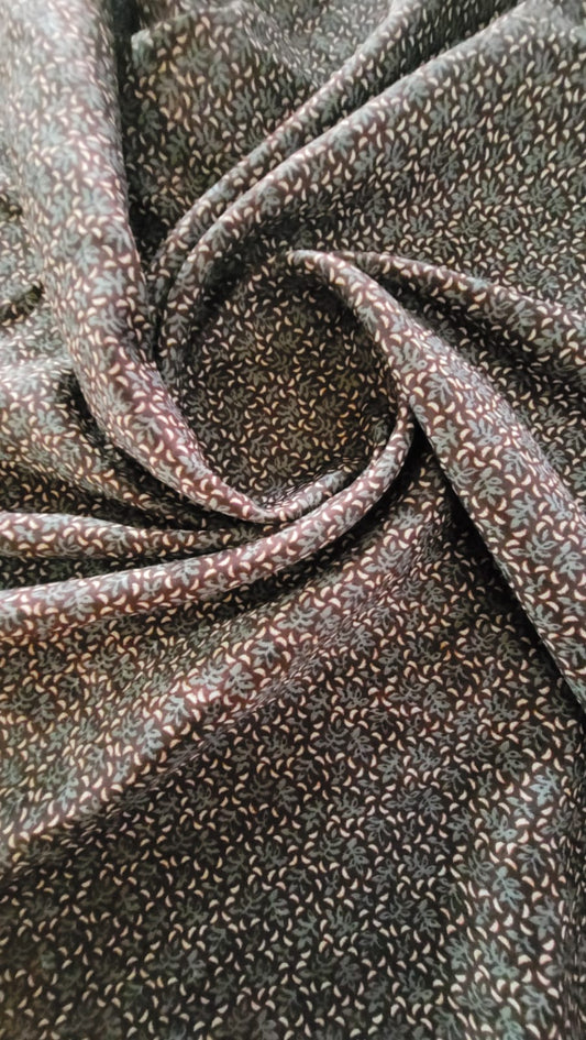 2 In 1  Printed Namaz Chaddar + Abaya 125 With Sleeves And Niqab (Stitched)