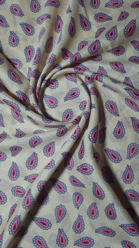 Printed Namaz Chaddar 93 With Sleeves And Niqab (Stitched)