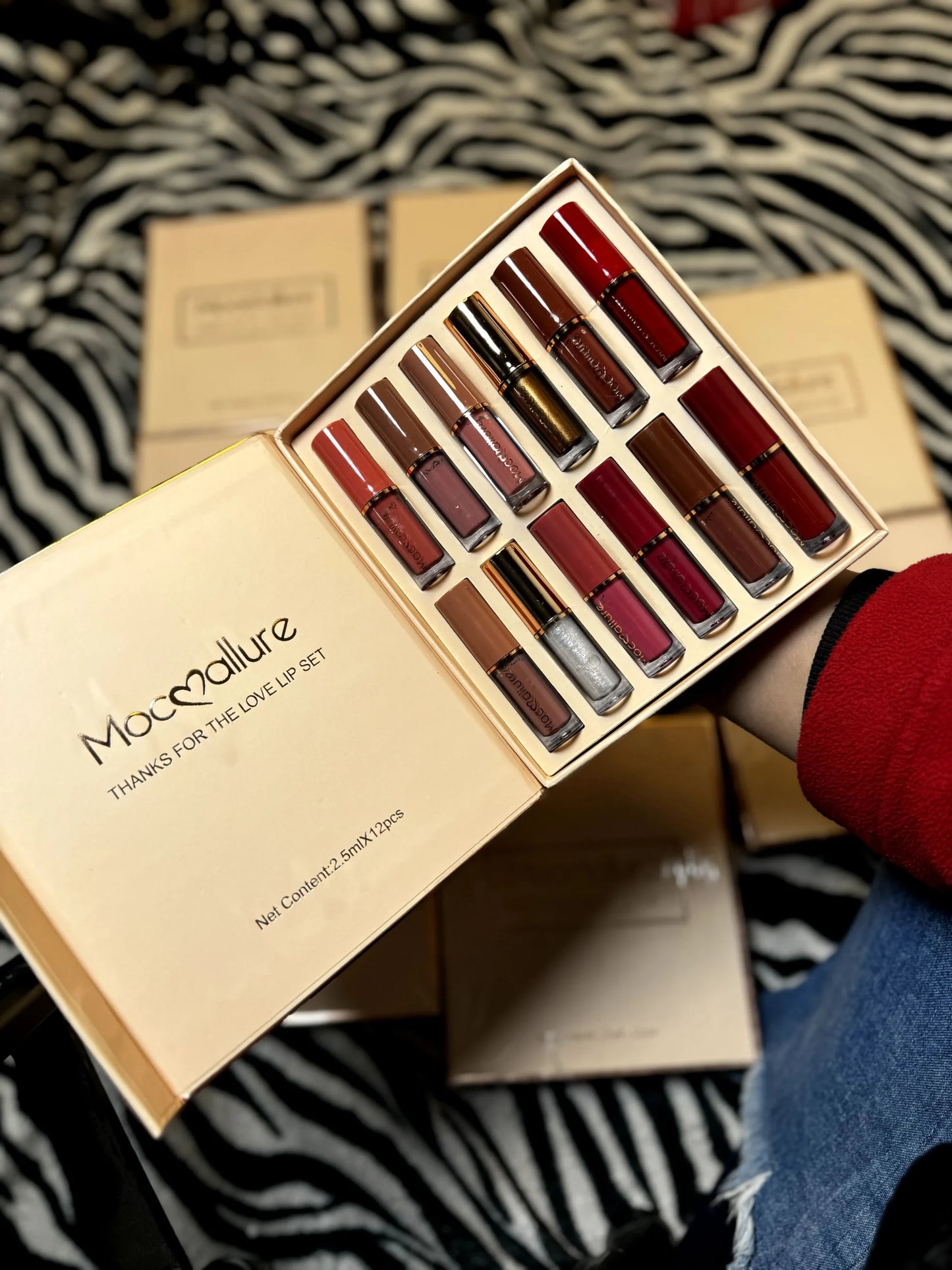 12-Piece Matte Liquid Lipstick & High Shine Lip Gloss Set