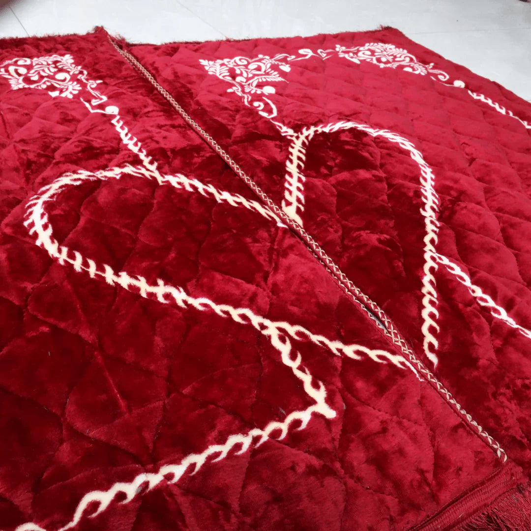 Couple Prayer Mat-Maroon