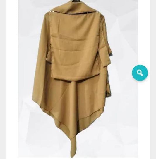 3 Layer Khimar With Niqab camel