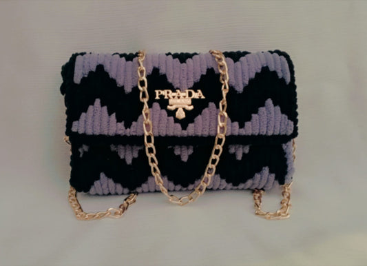 Premium Hand Made Furr Bag Pink